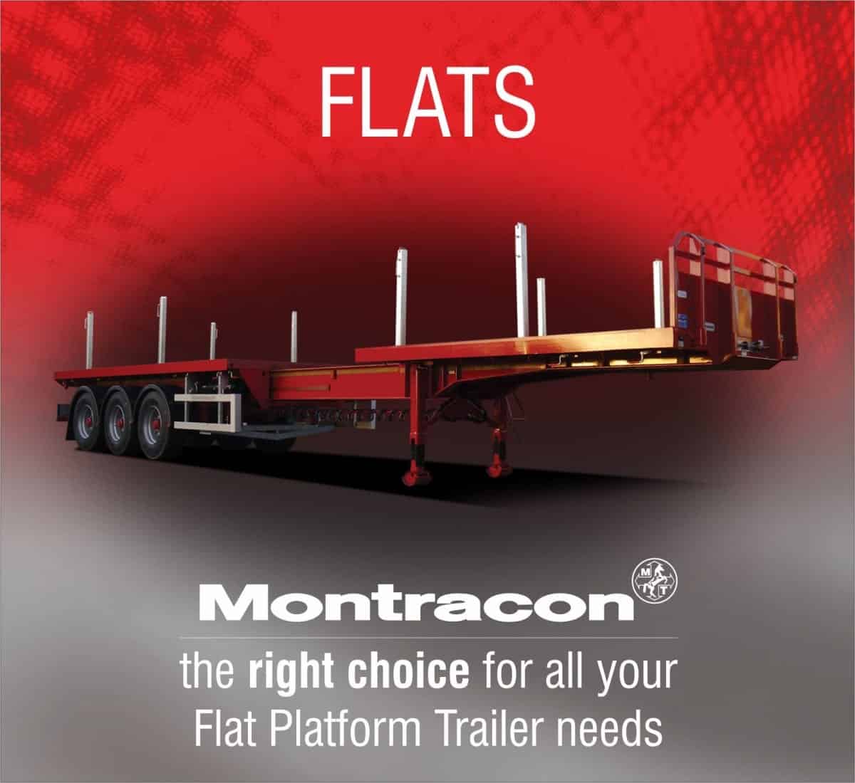 Discover The Range Of Options With Montracons Flat Platform Trailers Montracon 