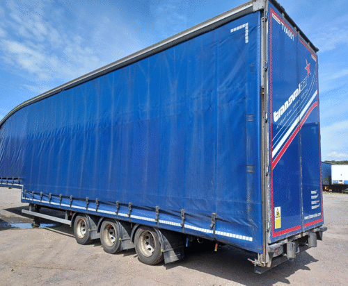 1x USED 2018 Montracon 4.65m Stepframe Double Deck Curtainsider