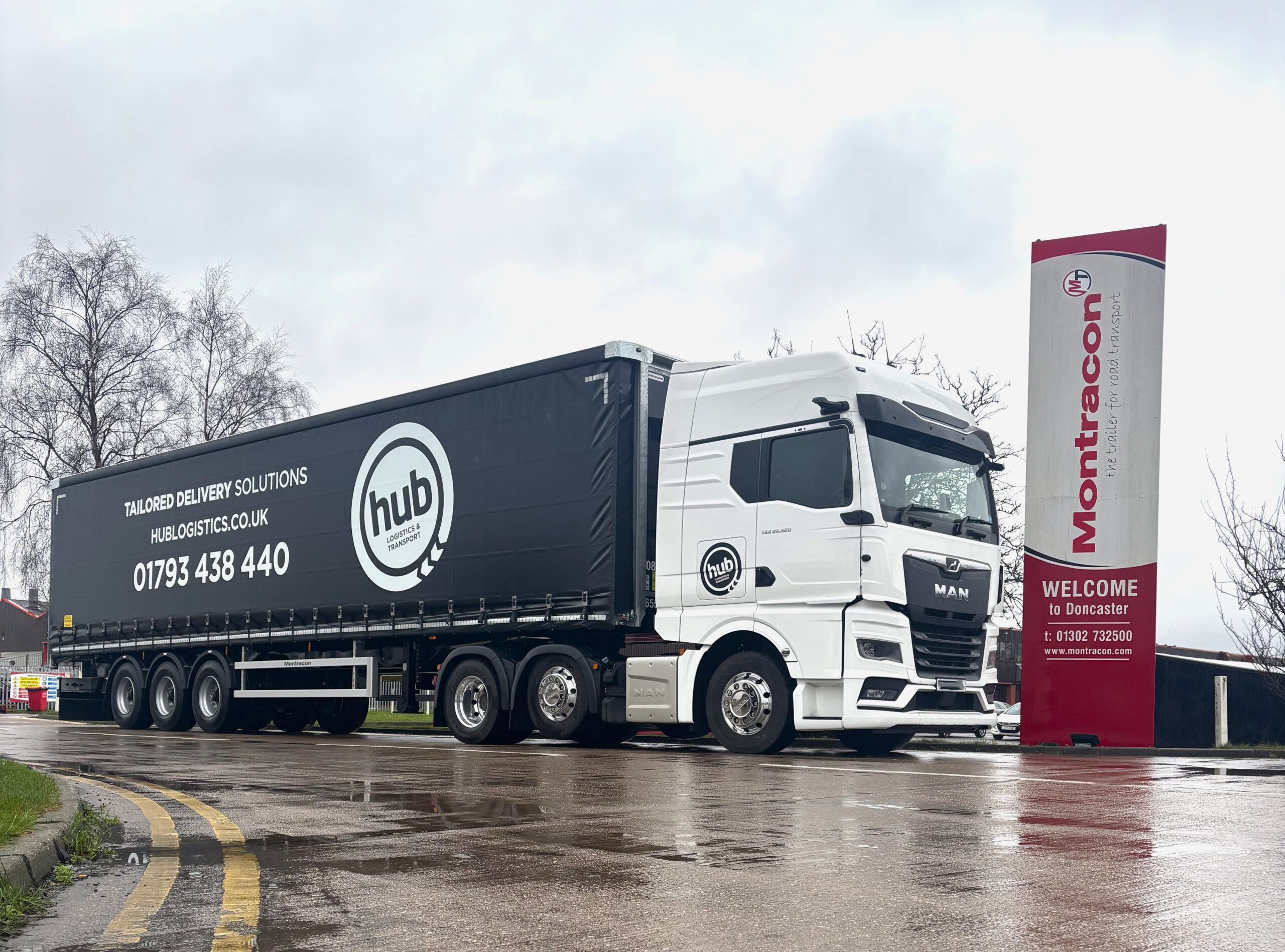 Hub Logistics Continue To Choose Montracon As Their Trailer Of Choice 